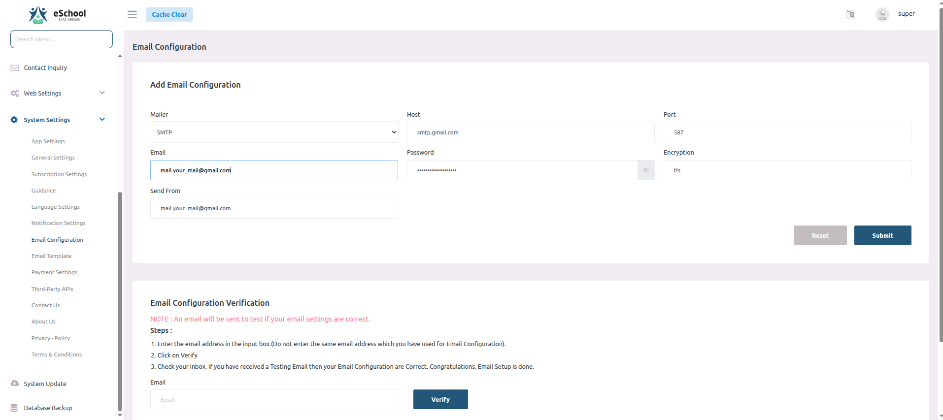 e-School SaaS